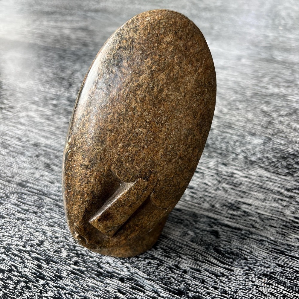 Zimbabwe‎ African Art Shona Stone Sculpture Signed 6.5" Tall - Picture 2 of 7